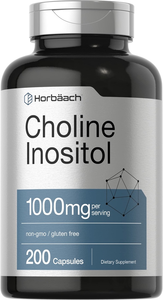 Horbaach Choline Inositol 1000 mg Supliment 
