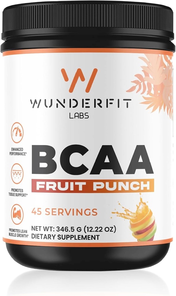 BCAA (Frut Punch), pulbere, 45 Servings