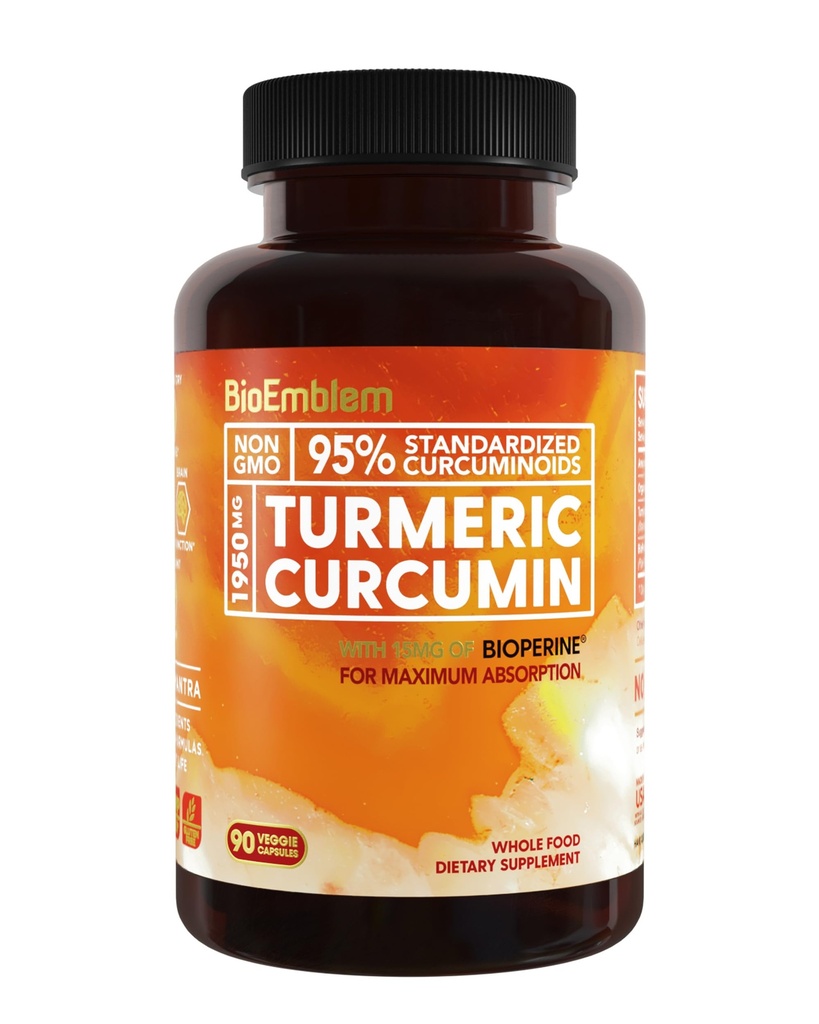 BioEmblem Curcumin Curcumin Supliment cu BioPerine 
