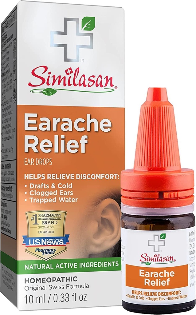 Similasan Ureche Ureche Ureche Relief Drops 10 ml (cu 2 cutii)