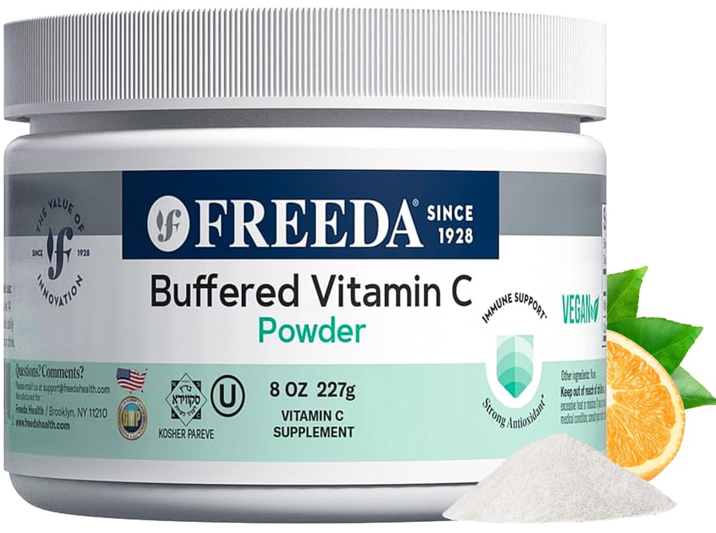 Freeda Buffed Vitamina C pulbere (Calcium Ascorbat) 