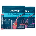 Hidratare dripDrop - Pachete cu pulbere electrolit - Pepene verde & Berry - 64 Conte