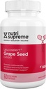 Nutri Supreme Extract de semințe de struguri Leucoselect, Polifenoli pentru suport antioxidant Super, Sănătate cardiovasculară, Kosher Certified 60 Capsule