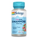 Solaray D-Mannose 1000mg cu extract de CranActin Cranberry - D Mannose Cranberry Supliment cu vitamina C - Suporturi Tract urinar și Bladder Health - Vegan, 60 Day Guarantee, 30 Serviri, 60 VegCaps