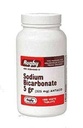 Rugby Sodium BICARB 5GR TAB Sodium BICARBONATE-325 MG White 1000 comprimate UPC 30539046101