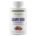 Paradise Herbs Extract de semințe de struguri, Spectrul întreg activ, Antioxidant, Vegan, Non OMG, Gluten Free, 90 Capsule vegetariene