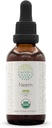 HerbEra Neem B60 Extract de plante fără alcool Tinctură, Picături lichide concentrate naturale USDA Organic (Azadirahta Indica) Frunză uscată (2 fl oz)