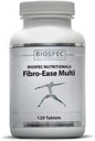 BIOSPEC NUTRITIONALS Fibro-Ease Multi - Contine vitamine esentiale si minerale - Sprijinirea productiei de energie si sanatate generala (120 capsule)