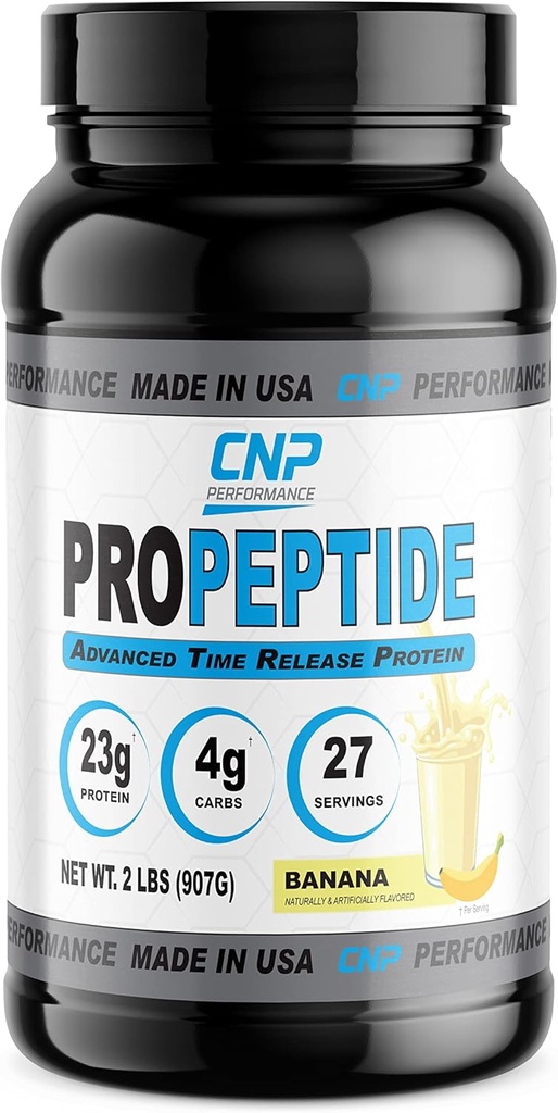 CNC ProPeptide, grad profesional de proteine pulbere, Advanced Nutrition Supplement (Banana, 2 Lire)