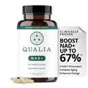 Qualia NAD Supliment  Îmbătrânire optimizată, energie, focalizare. Elite NAD+ Ingrediente de rapel Nicotinamidă Ribozidă (NIAGEN), Niacin, Niacinamidă (1 lună de aprovizionare)