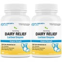 Puregen Labs Dairy Relief Natural Fast Acting Lactase Enzim 3000 FCC, Lactoză Intoleranță pastile 