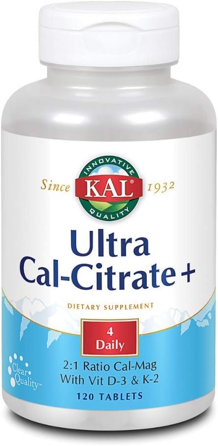 Kal Ultra Calciu Citrat Plus Tablete, 120 Număr