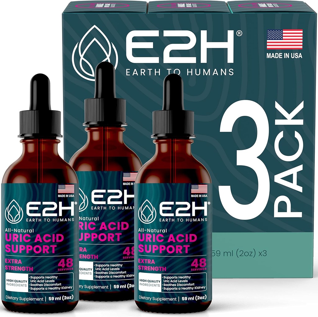 E2H Uric Acid Support Supplement - Tart Cherry and Devil
