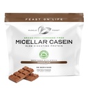 Muscle Feast Grass Fed Micellar Casein Pulbere de proteine, Pasture Crescute & Hormone gratuit, Slow Digesting Proteina de cazeină - Sprijină Overnight Recovery musculare, Gluten pulbere de proteine gratuite - Ciocolată, 4lb