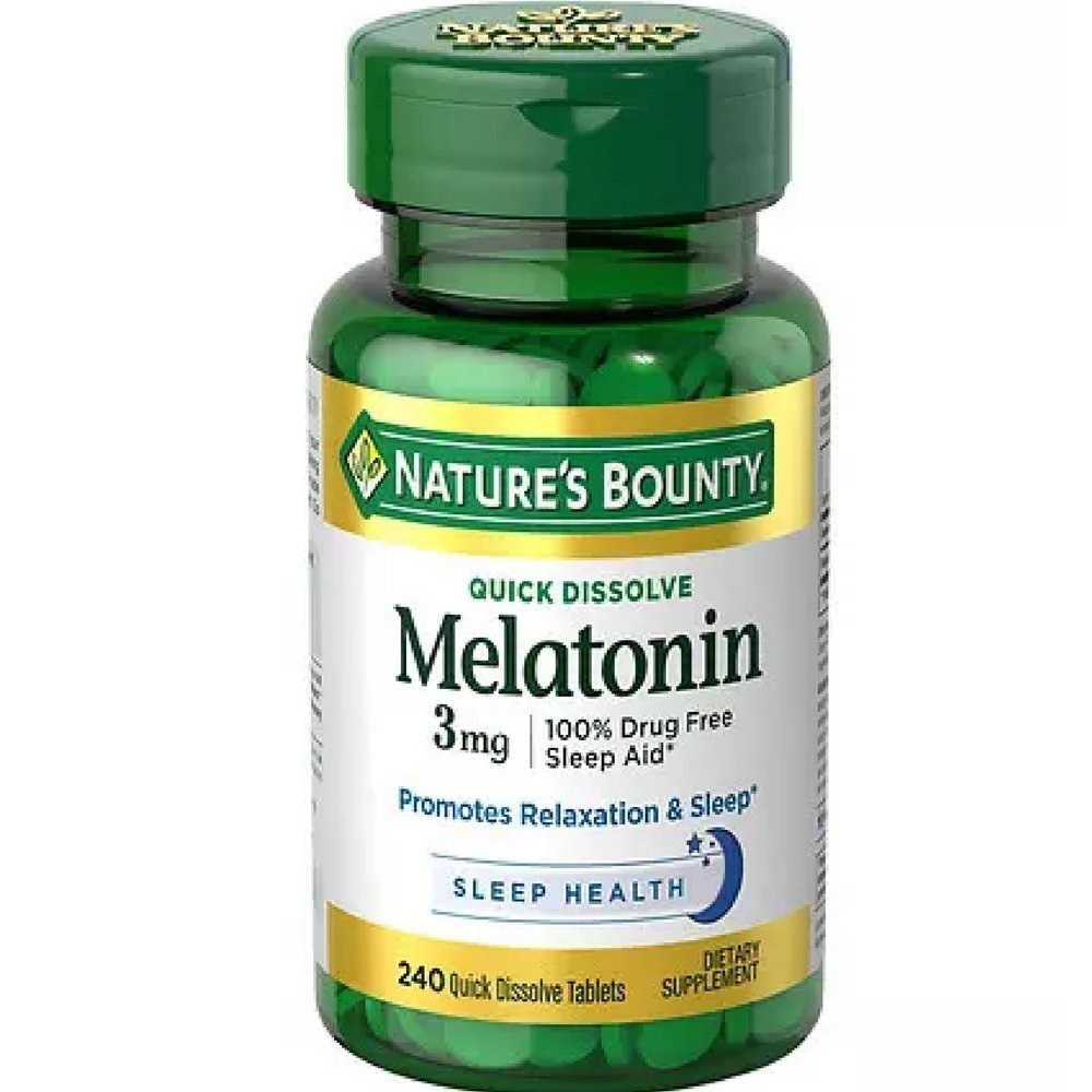 Melatonina bounty 3 mg comprimate 120 comprimate (Pachet de 2)