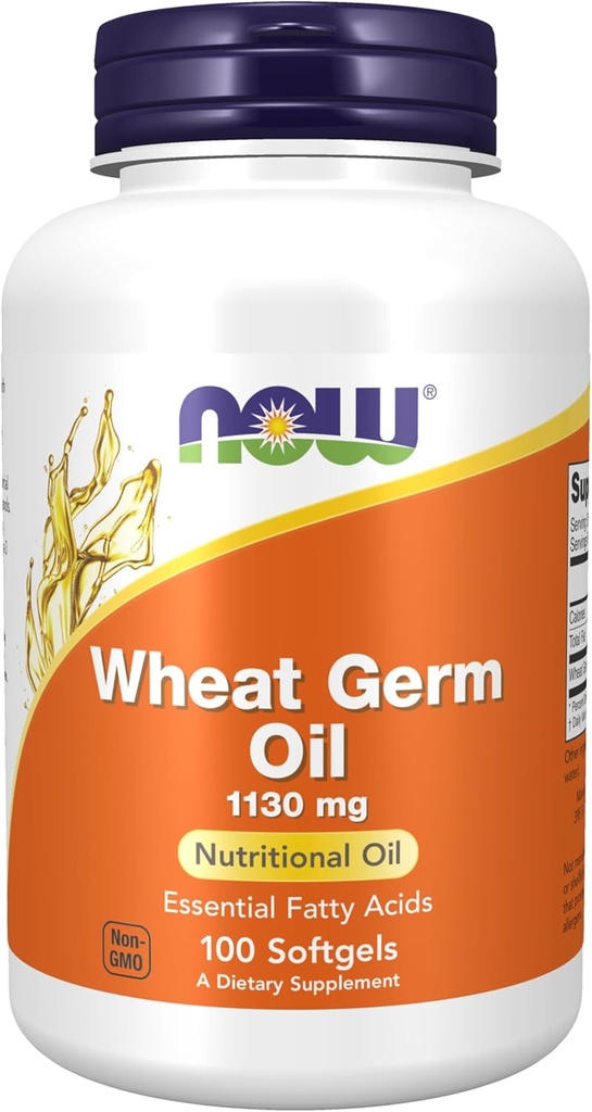 ACUM alimente Suplimente, grâu Germ ulei 1,130 mg cu acizi grași esențiali (EFA), ulei nutrițional, 100 Softgels
