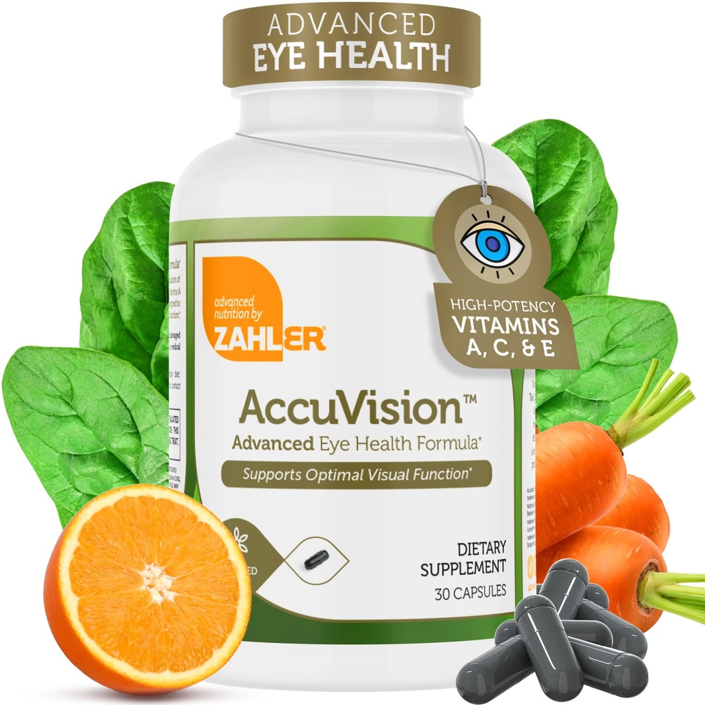 Zahler AccuVision, Advanced Eye Health Formula, 30 Capsule