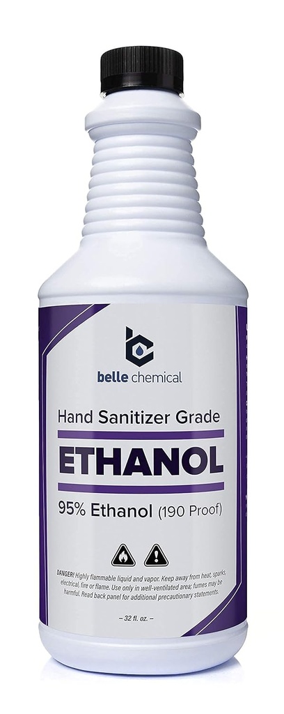 Etanol de grad medical - 95% alcool etilic - pentru producția de sanitizator manual - fără miros de fermentare - nu conține Metanol