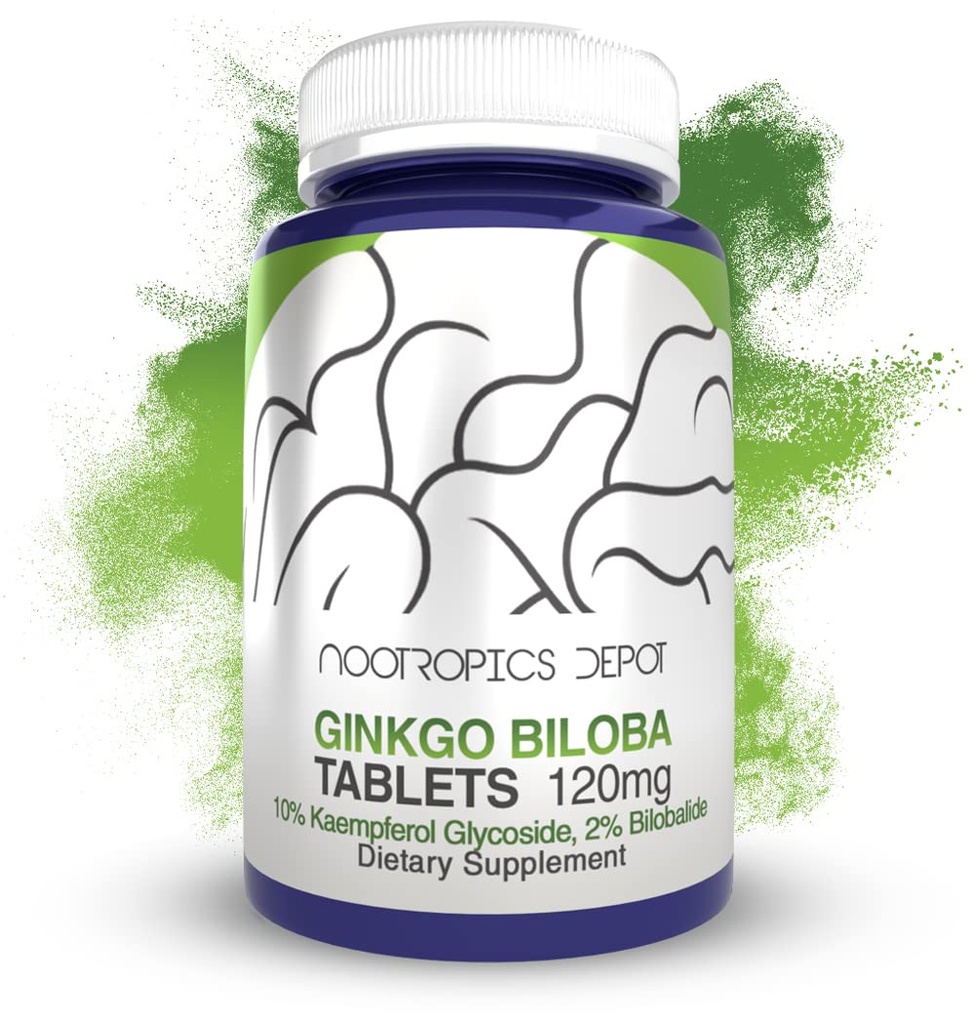 Nootrops Depot Ginkgo Biloba Extract Tablets 