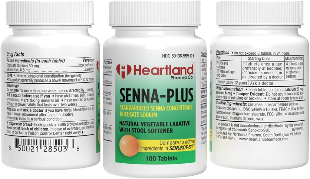 Senna-Plus naturale legume Sennozide Laxative 