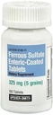 Sulfat feros 325 mg comprimate cu acoperire enterică 100 Număr de comprimate