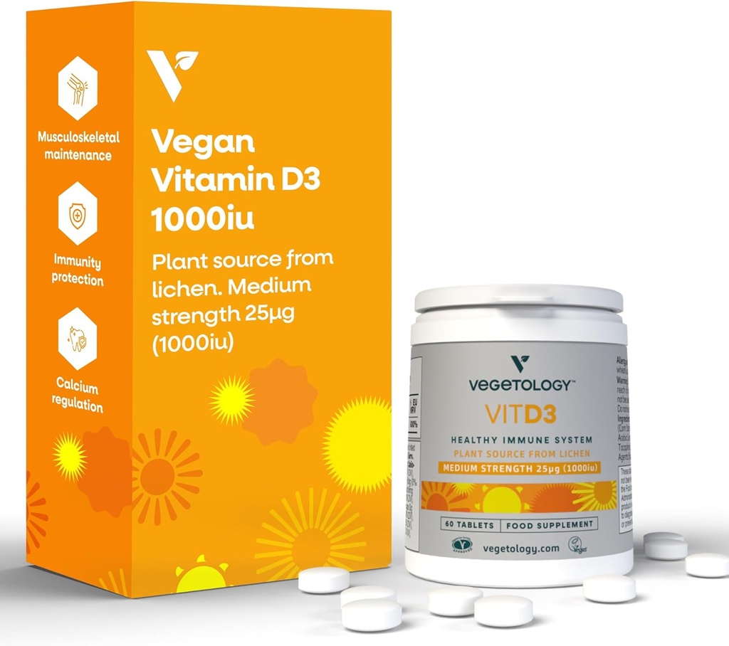 Tablete de vitamina D3 masticabile 