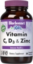 BlueBonnet Nutrition Vitamina C, D3 & Zinc, Immune Health*, Non-GMO, Kosher Certified, Gluten-Free, Soy-Free, Dairy-Free, 50 Capsule vegetale, 50 Servings