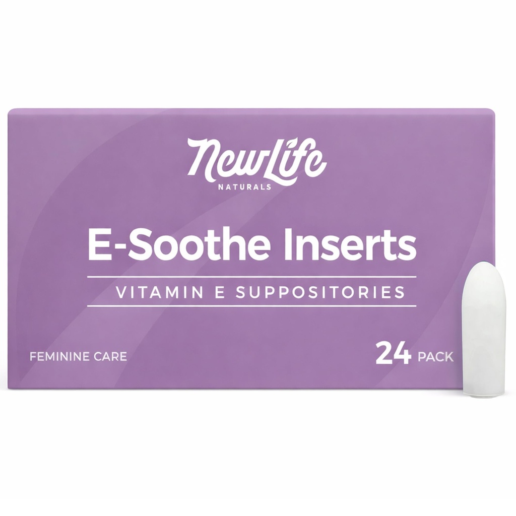 NewLife Naturale Vitamina E Sa presupunem ca 38UI - Iritatie vaginala Menopauza Atrofie Relief - Toate naturale Estrogen gratuit Feminina de îngrijire - 24 Insetări