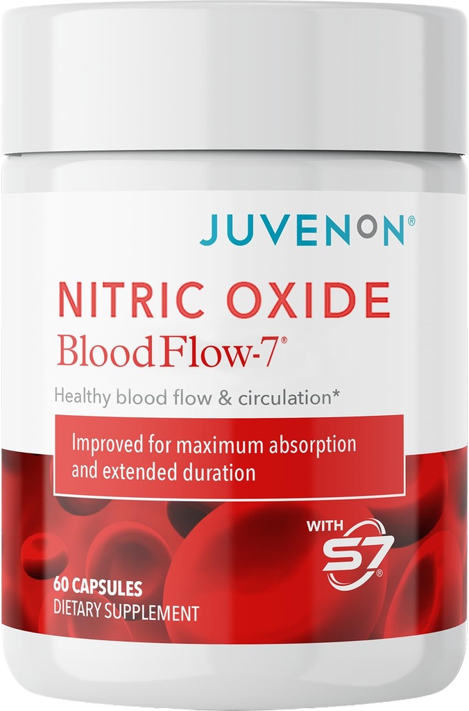 Juvenon BloodFlow-7 Suplimentul oxid nitric cu Nitrosigină