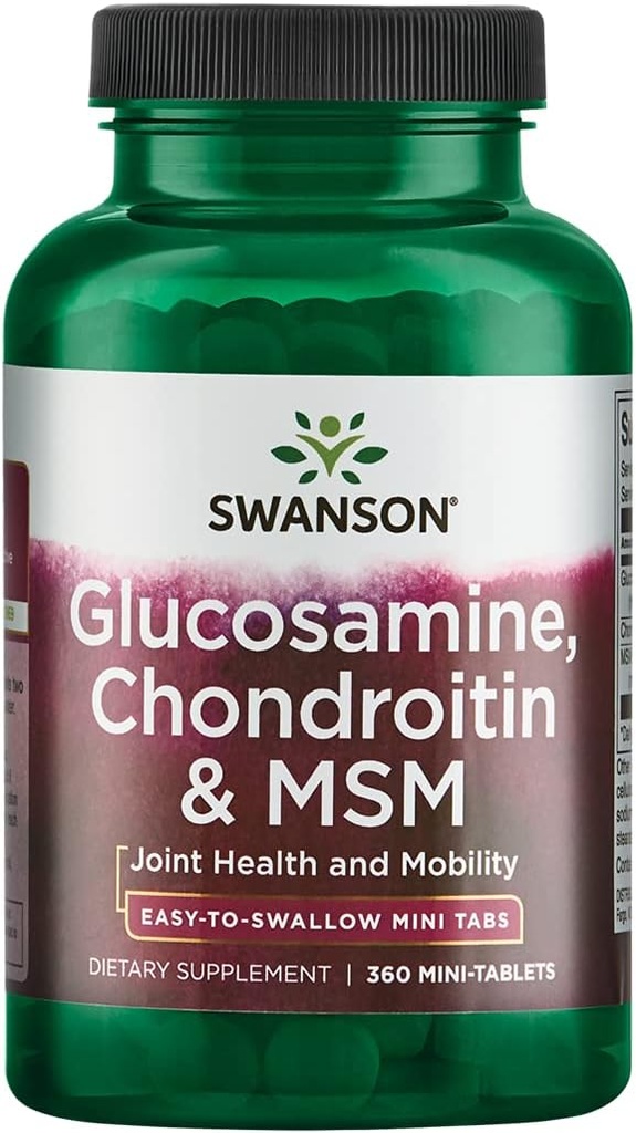 Mini-Tabs Glucosamină, Chondroitin & Ms 750/600/300 mg 360 Mini-Tabs