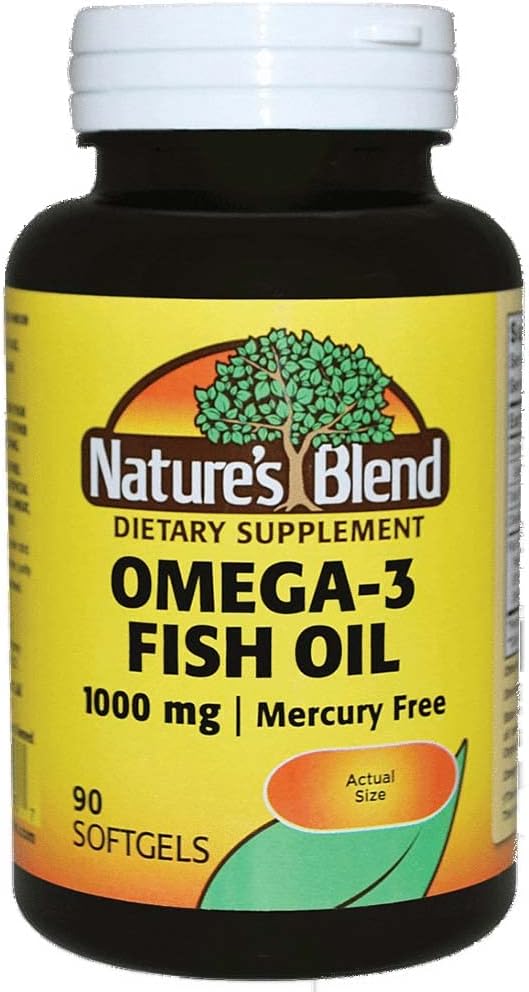 Blend Omega-3 1000 mg - 90 Softgels, pachet de 2