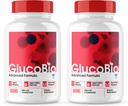 (Official 2 Pack) Capsule Glucobio, Gluco Bio Blood Support Pastile Advanced Formula, GlucoBio Toate Ingredientele naturale, GlucaBio Putere maximă, Glucbio, Glucobio sânge, Glycogen Support (120 Caps)