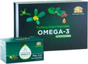 Green legume Omega 3 Plus Omega 6,7,9, fabricate din Purslane și semințe Perilla. Conține peste 61% concentrație de ALA Omega 3-Cel mai mare posibil fără aditivi chimici