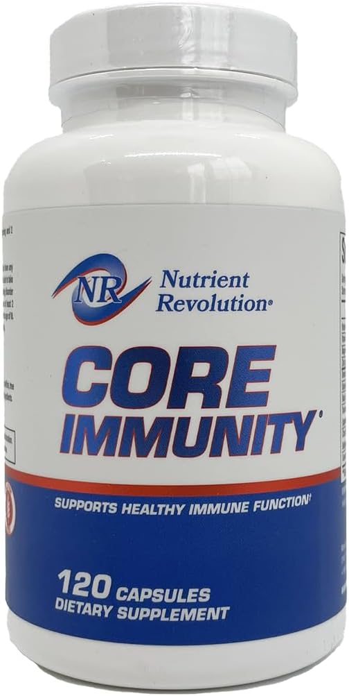 IMUNITATEA CORE - Suplimentul pentru sănătate imună - Booster imun zilnic & Multivitamine - Querbetin & Bromelain - Antioxidant & Free Radical Protection - 120 ct.