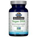 Gradina de viata Omega 3 Vegan DHA Suplimente Dr. Formulated Vegan DHA, 400mg DHA & 90mg DPA în Trigliceride Formular dintr-o singură sursă, Omega 3 Supliment pentru femei şi bărbaţi de sănătate, 30 Softgels
