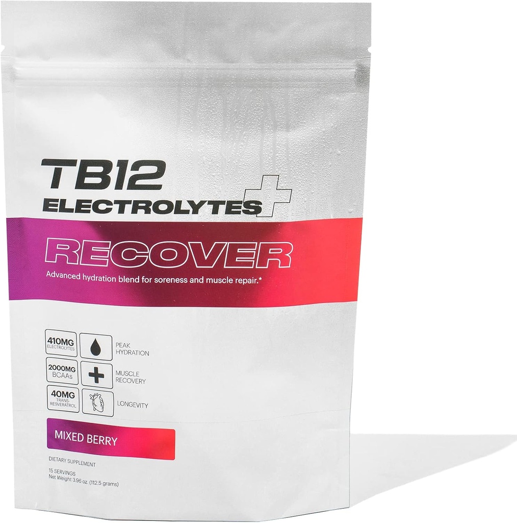 TB12 Electroliti Plus Recover - Post-workout Electroliti pulbere cu ingrediente functionale de recuperare 