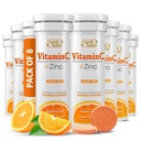 SEMNIFY NATURĂ Vitamina C 1000 mg Tablete efervescente - Suport imun potent VIT C cu supliment de zinc - fără zahăr & Vegan Formula 