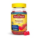 Natura făcut Melatonina 10 mg per servire Gummies, Gumiile de somn pentru adulți Doza maximă de putere, 100% ajutor de somn fără droguri, 120 Conte, 60 zile de aprovizionare