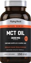 Piping Rock MCT Oil Softgel Capsulele 3600 mg 