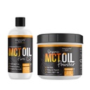 MCT pulbere de ulei și pur C8 MCT ulei Bundle