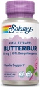 SOLARAY Butterbur Root Extract 50mg | Support for Healthy Vascular Smooth Muscle, Blood Flow, Respiratory Function & Urinary System Health | 60ct