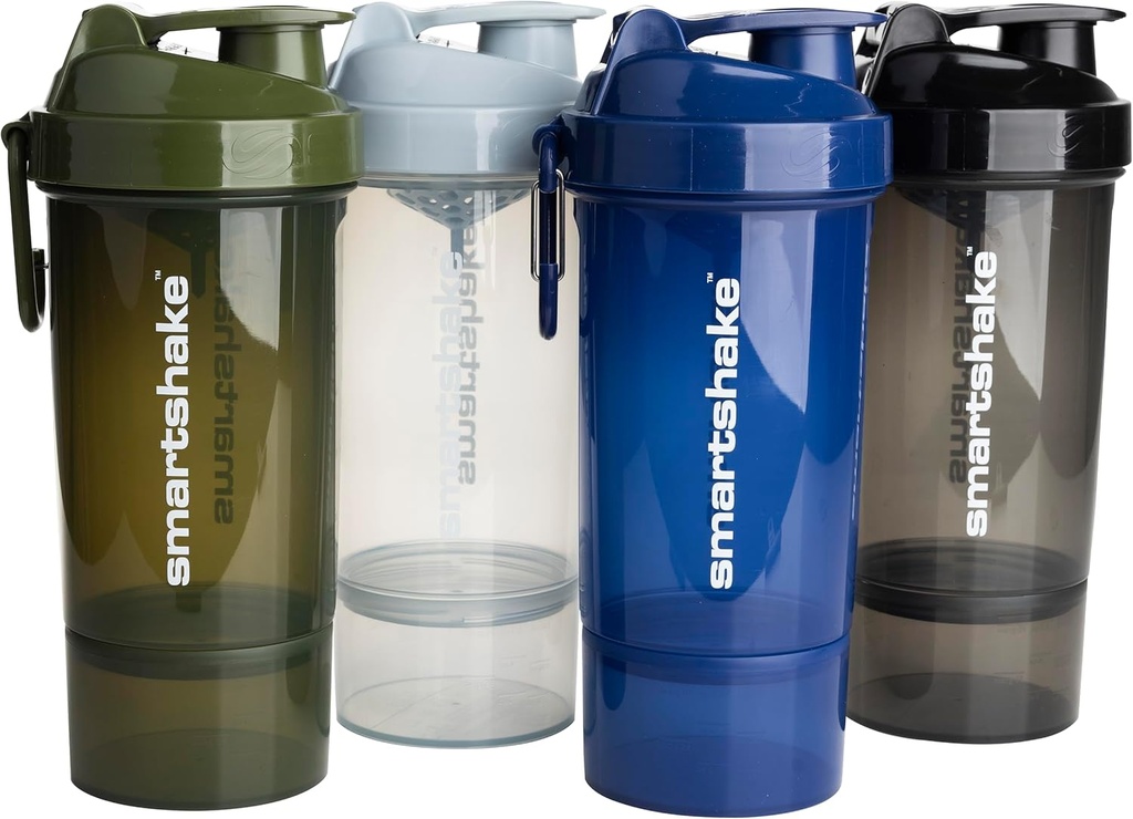Smartshake O2GO One 4-Pack Proteine Shaker Sticla 800 ml 