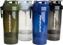Smartshake O2GO One 4-Pack Proteine Shaker Sticla 800 ml 