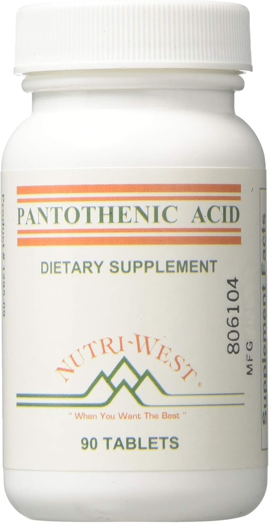 Nutri- West - Acid pantotenic 90 comprimate