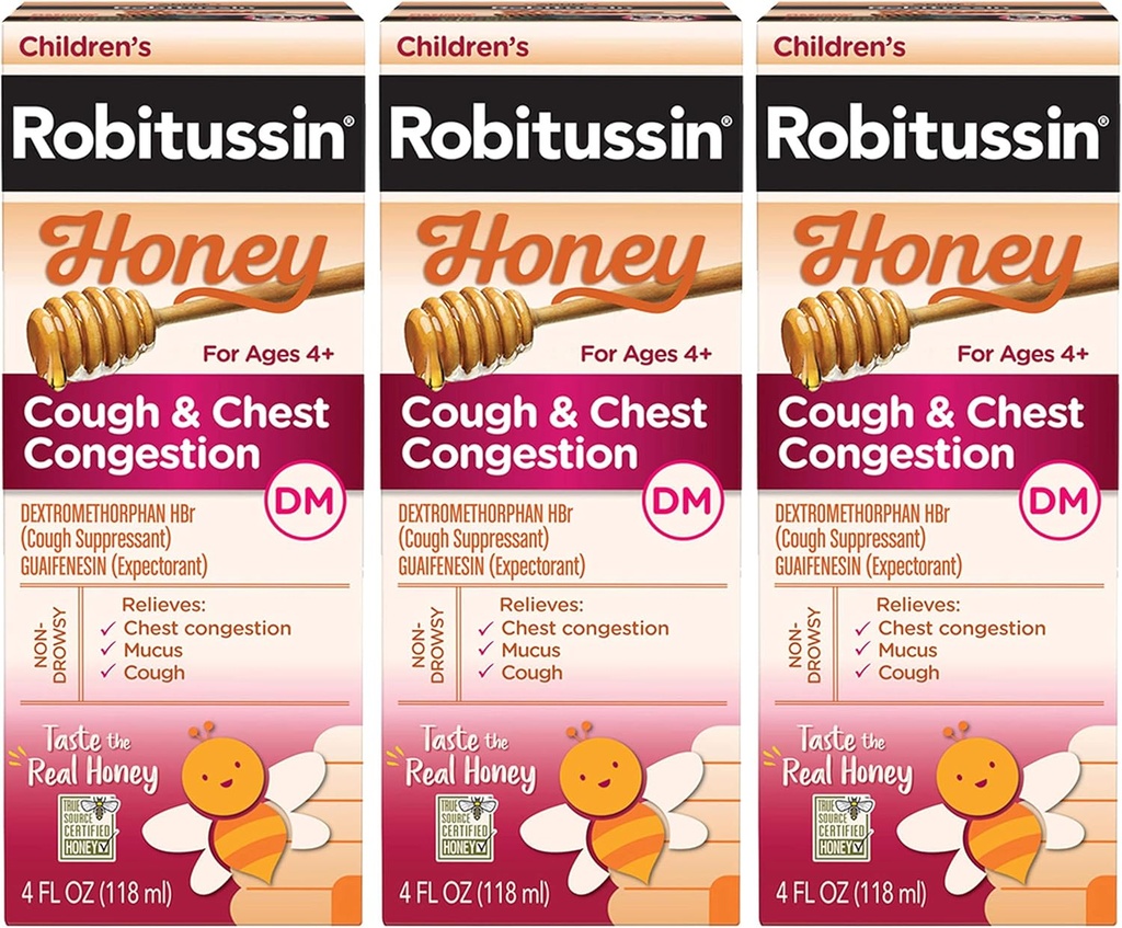Robitussin copii de miere tuse și congestie toracică DM