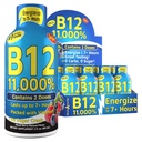 Shoturi de energie vitamine, Aroma mixt Berry, până la 7 + ore de energie, 1.93 Fl Oz, 12 Conte