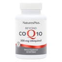 Naturas Plus Beyond CoQ10-200 mg Ubichinol - 30 Easy to Swallow Softgels - High Potenty, High Absorbtion Supplement, Promovează Heart Health, Antioxidant - 30 Servings