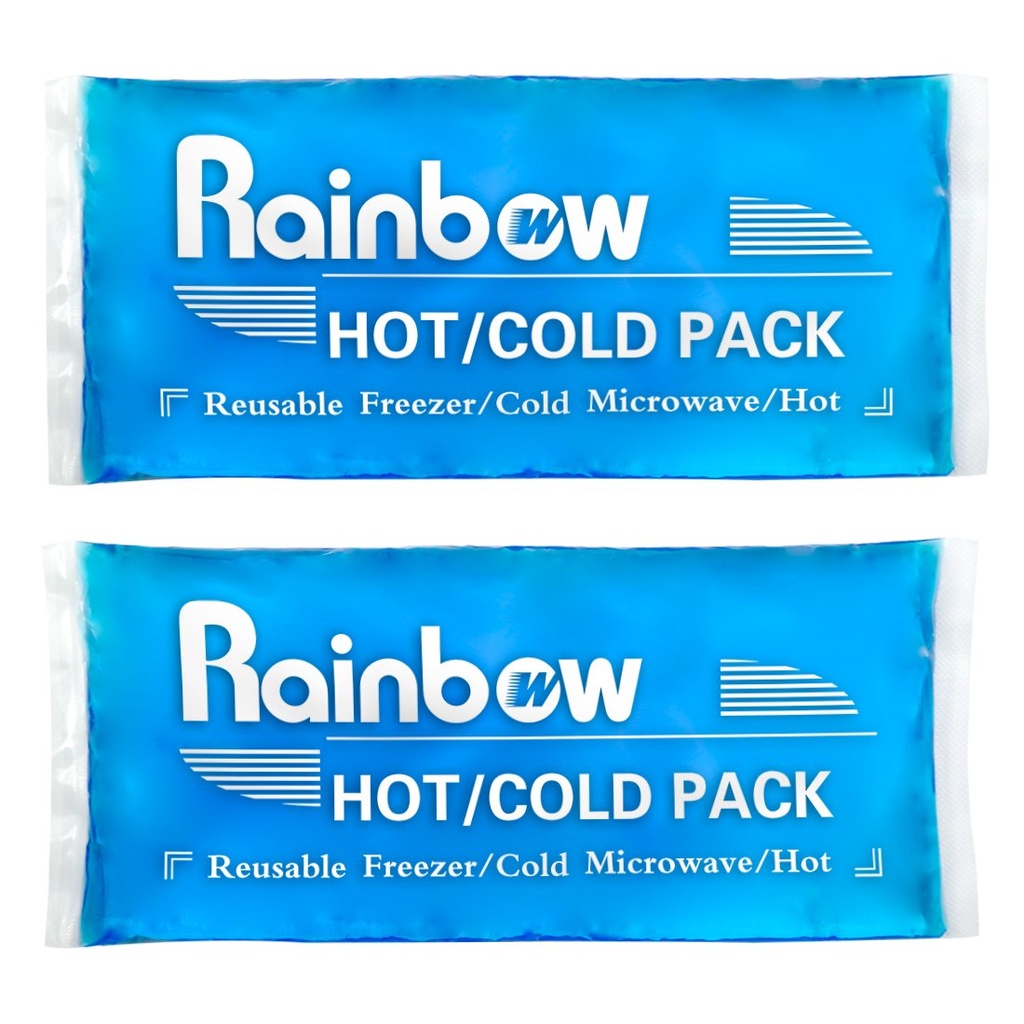 Soft Ice Packs Reutilizabile Gel Pack 2, Hot and Cold Gel Ice Packs pentru leziuni, Dureri de cap, Relief Joint Pack, Comfort Ice Pack Terapie flexibilă pe gât, glezna, genunchi, picior, umăr, cot, încheietură, picioare