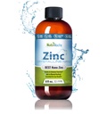 Suplimentul de zinc lichid de Nutrinoche: picaturi lichide organice - alternativa de zinc si picolinat ionic - 99.99% Ultra pure de cristal Nano particule - pentru adulți și copii - (8 oz)