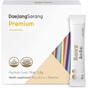Daejang Sarang (Premiu, 30 Sticks) - Psyllium Husk Dietary Fiber Supliment pentru Digestive Health & Constipație Relief. Ingrediente naturale pe bază de plante, Formula blând 4,960mg.